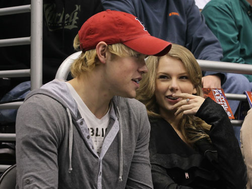 taylor swift and chord overstreet. hottie Chord Overstreet.