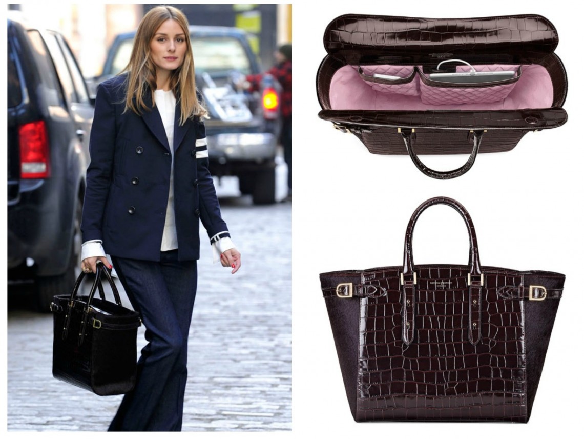 Olivia Palermo Launches Her New Aspinal Handbag, 'The Tech Tote'! | So ...