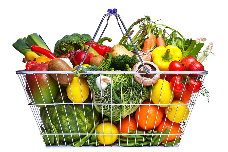 bigstock-Shopping-Basket-Fruit-And-Vege-13789097