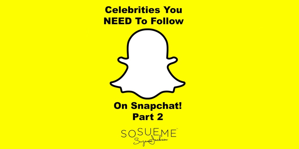 celebrities to follow on snapchat 