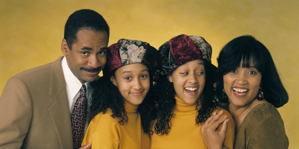 UNITED STATES - MAY 09: SISTER, SISTER - Gallery 10/6/93 Tim Reid, Tamera Mowry, Tia Mowry, Jackee Harry (Photo by ABC Photo Archives/ABC via Getty Images)