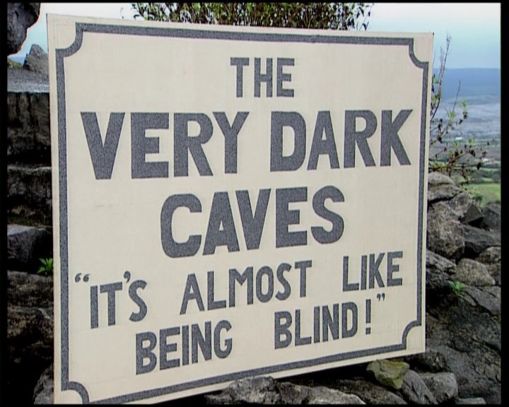very dark caves