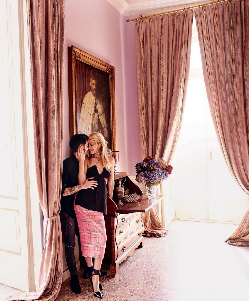 Gigi Hadid and Zayn Malik for Vogue