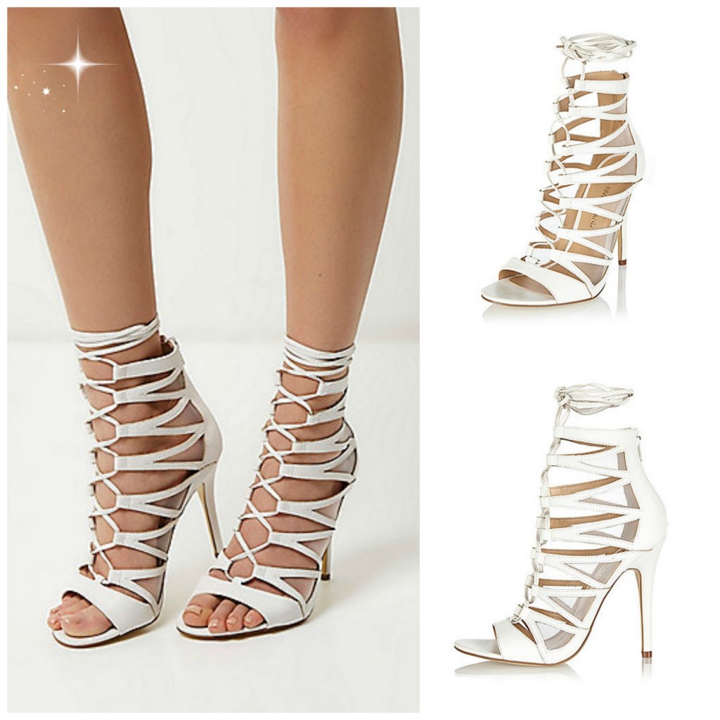 lace up heels river island