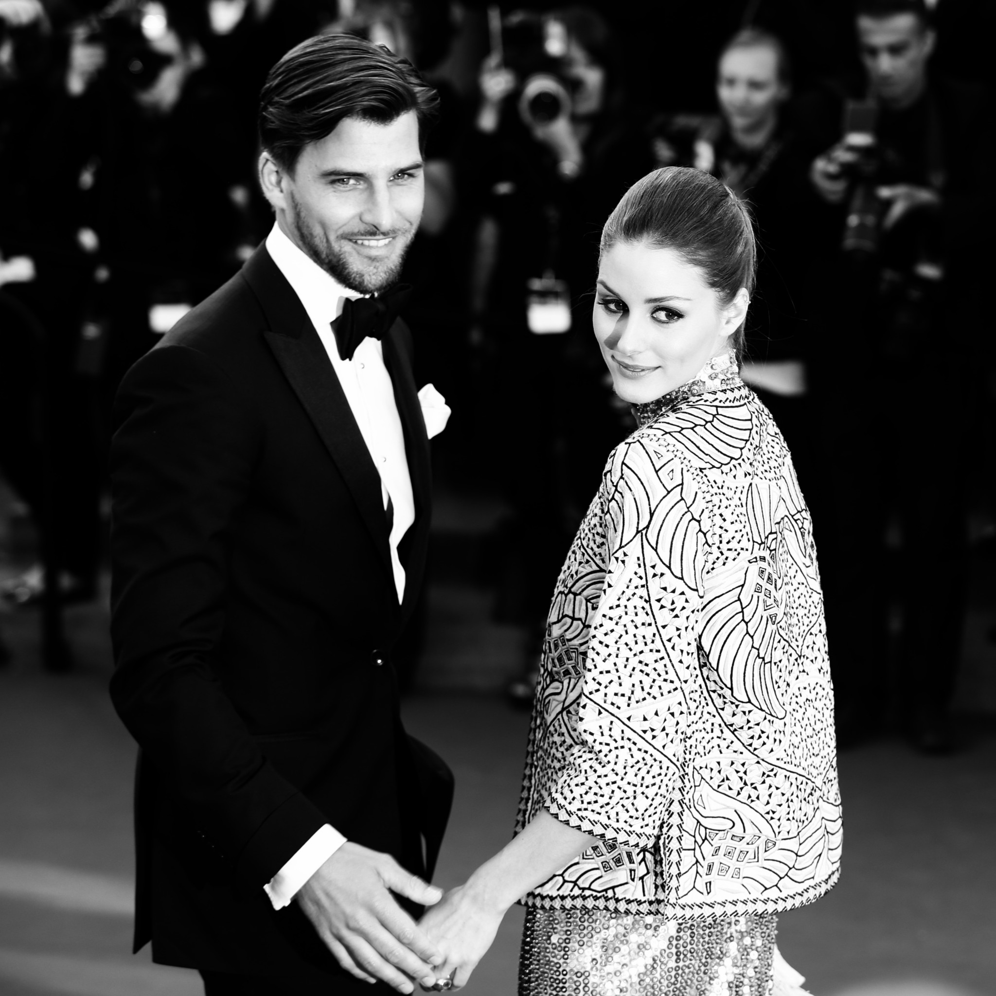 CANNES, FRANCE - MAY 24: (EDITORS NOTE: This image was processed using digital filters) Olivia Palermo and Johannes Huebl attend 'The Immigrant' Premiere during the 66th Annual Cannes Film Festival on May 24, 2013 in Cannes, France. (Photo by Vittorio Zunino Celotto/Getty Images)