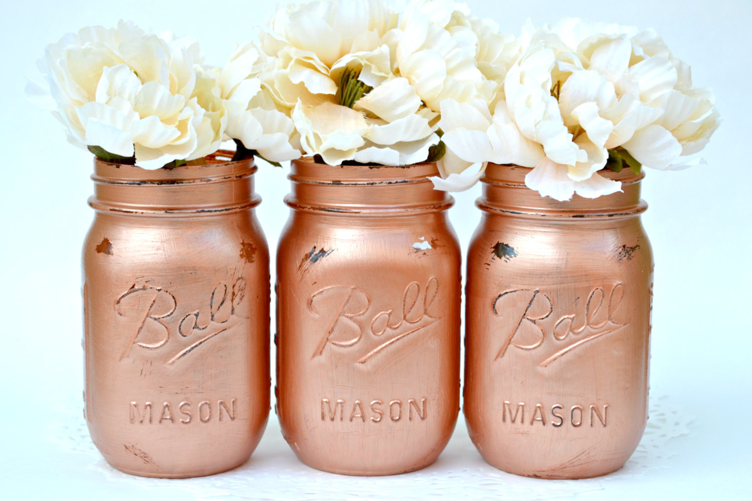 copper mason jars