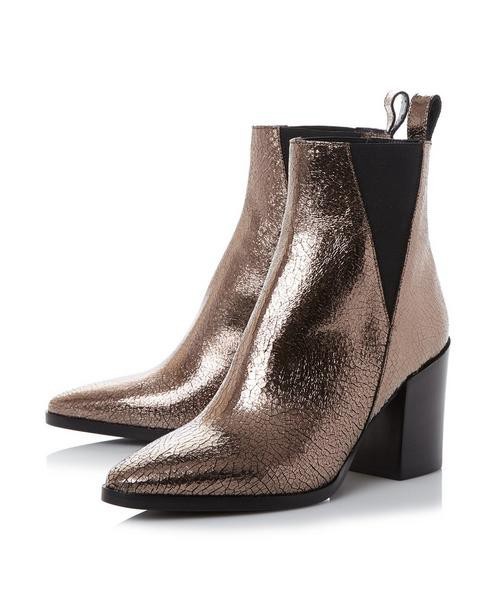 Cheap 2016 Pancras V Cut Elasticated Side Panel Ankle Boot Bronze for Women Online Sale Outlet 1179_3_LR